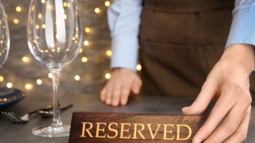 La prenotazione al ristorante